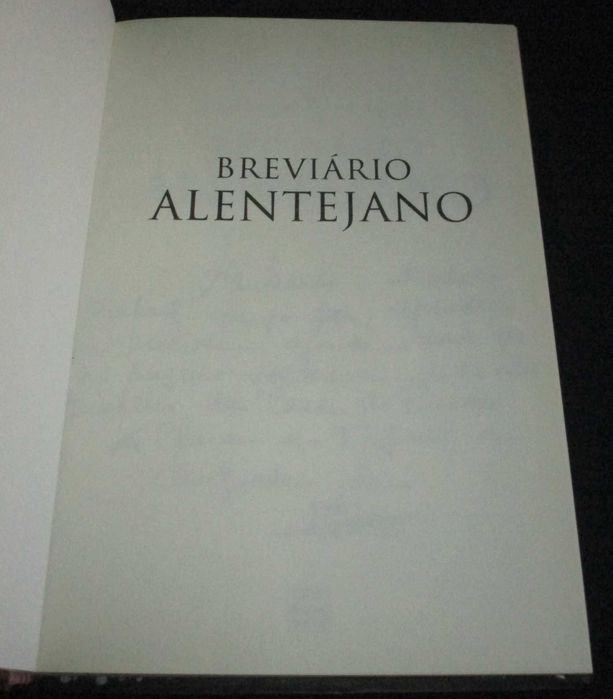 Livro Breviário Alentejano Francisco Martins Ramos Autografado