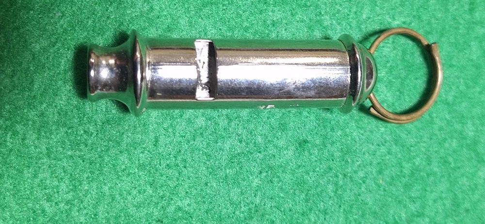 Apito escoteiros revisor comboios caça metal scout