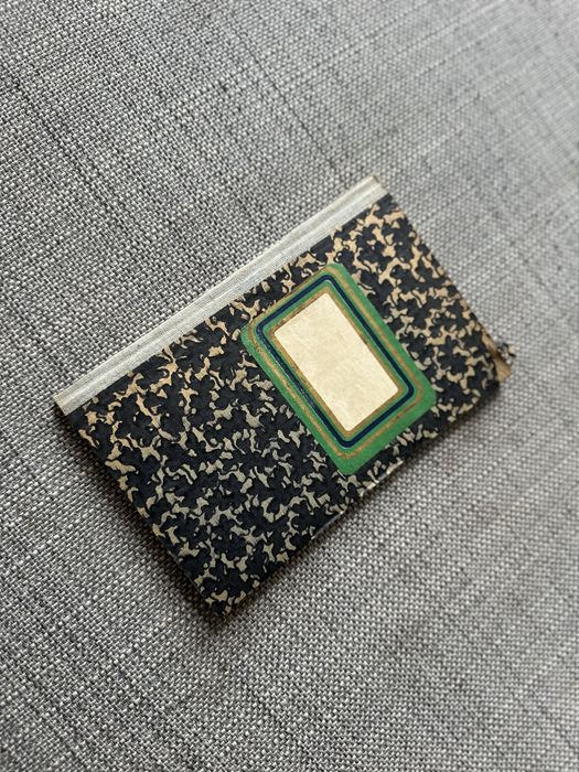 Caderno de mercearia da decada de 40