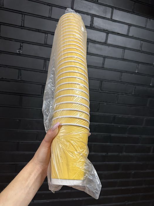 Стакани паперові двошарові