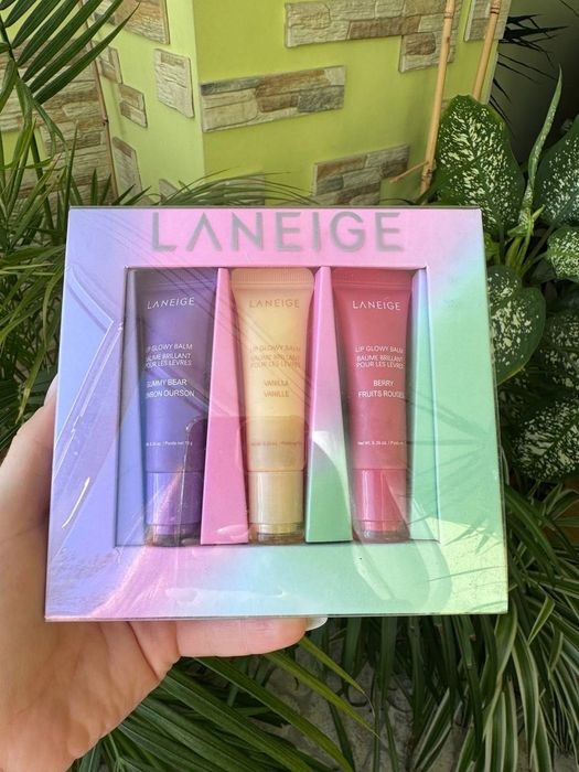 Laneige Lip Glowy Balm Trio Set