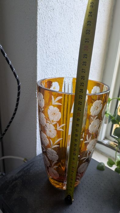 Kryształ Julia Wazon kolor wys. Ok23cm