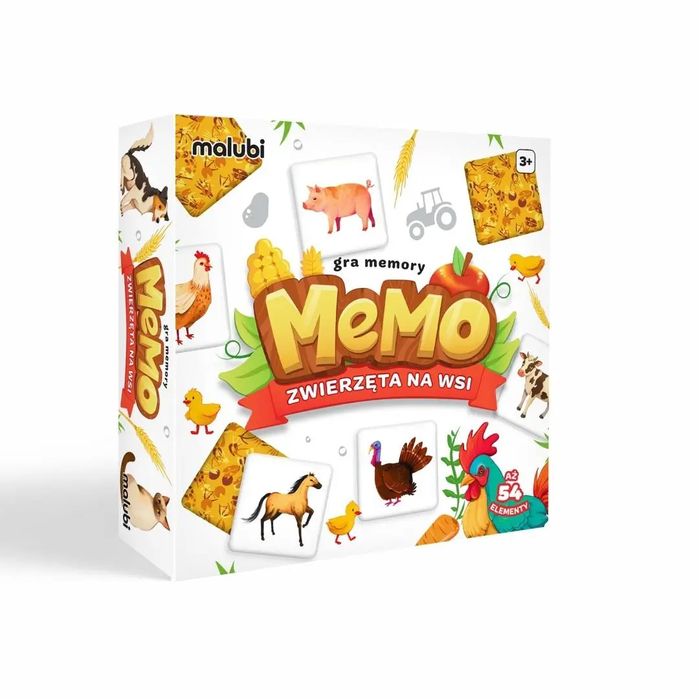 Memo Zwierzęta na Wsi. Malubi