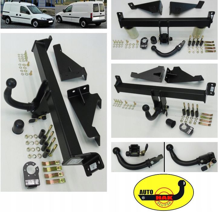 Słupsk Solidny Wypinany Automat Hak Holowniczy Opel Combo C 2002do2012