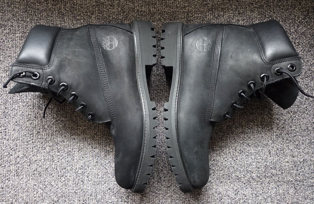 Buty Timberland premium 6 INCH waterproof nubuk boot black czarne