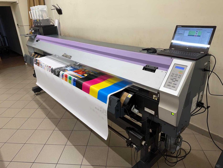 Mimaki CJV150-160 + JV34-260 – 2 plotery wielkoformatowe + ELEKTRYCZNY PODNOŚNIK