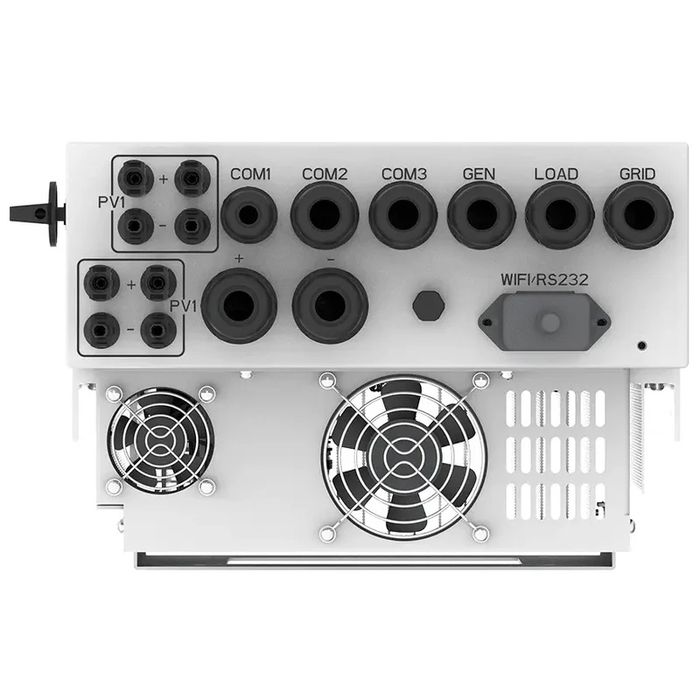 Гібридний інвертор Deye SUN-6K-SG05LP1-EU-AM2-P, 48 В, 6000 Вт, 1 фаза