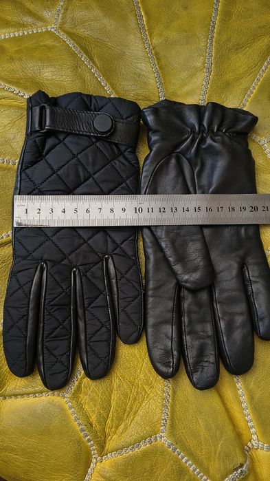 Перчатки ссср кожа, новые Варежки мех, Рукавицы  овчина, Рукавички