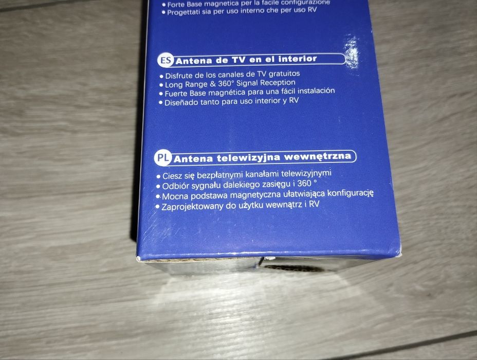 Antena telewizyjna wewnętrzna