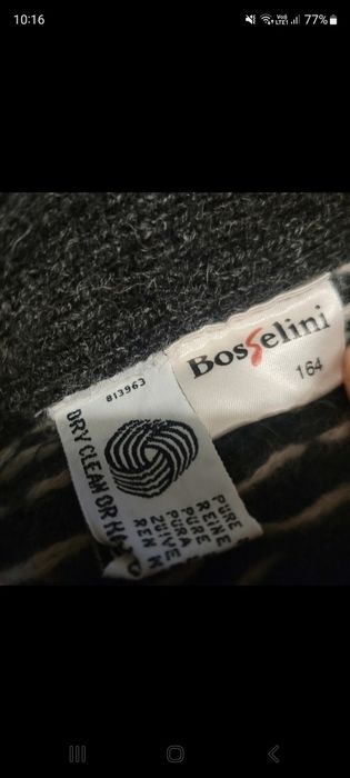 Norweski sweter Bosselini wełna