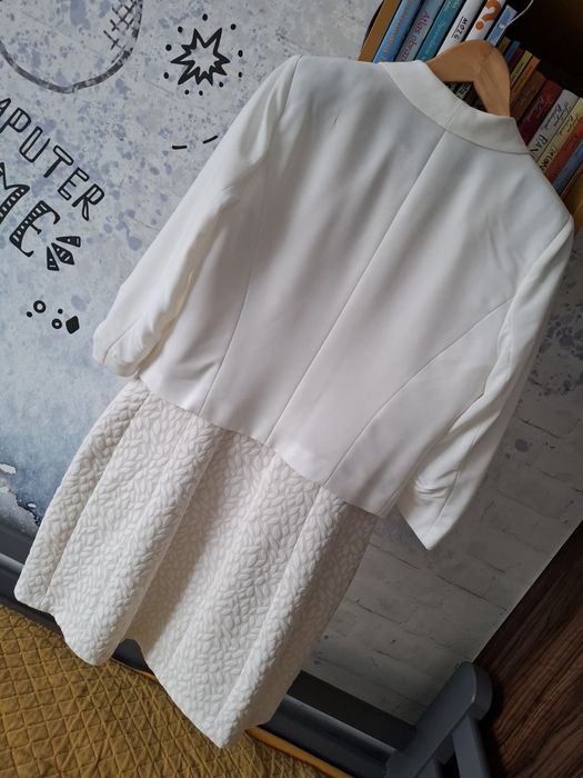 Komplet sukienka Emoi r. 42  i marynarka Orsay r.40