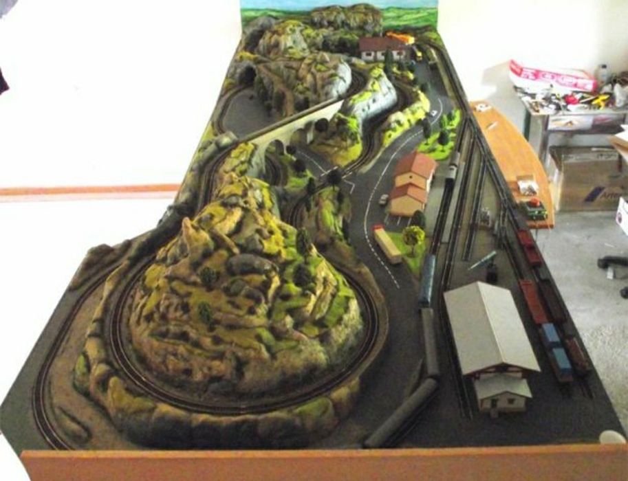 Maquete de comboios