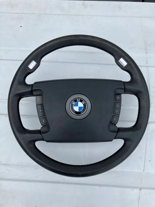 kierownica bmw e65 735i v8 szara poduszka airbag multifunkcja