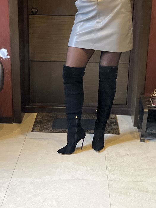 Ботфорти шкіряні Casadei 37 розм