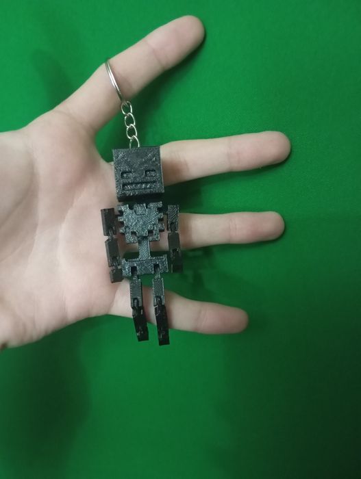 Брелок скелетик з майнкрафт