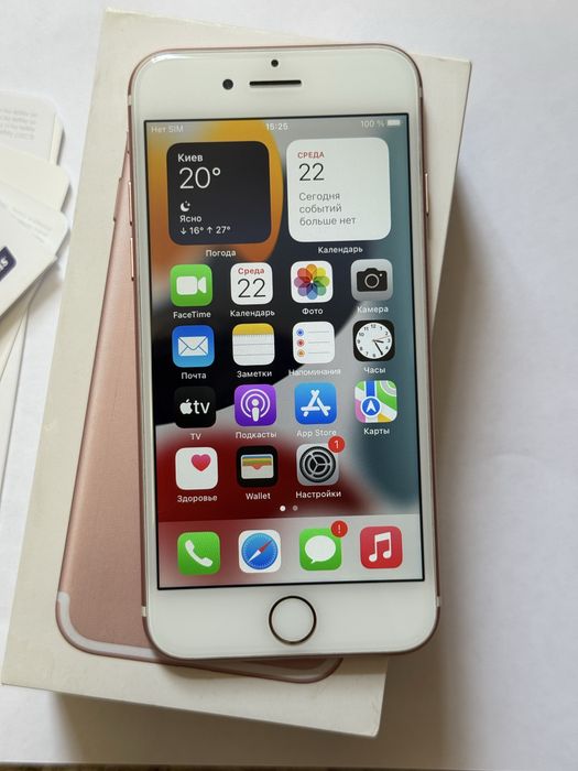 Iphone 7 32gb Rose Gold 100% АКБ , Ідеальний стан.