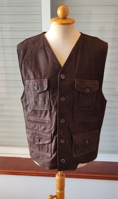 Colete de pesca ou caça de botões  - Novo