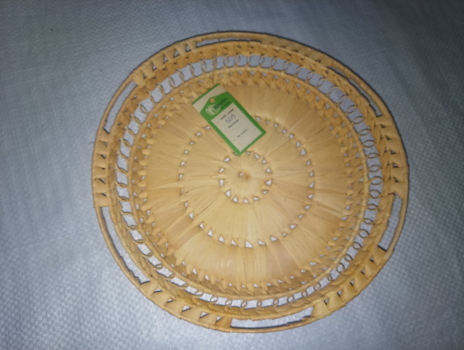 Декоративні плетені тарілки Barotex (В'єтнам) – Набір 2 шт.