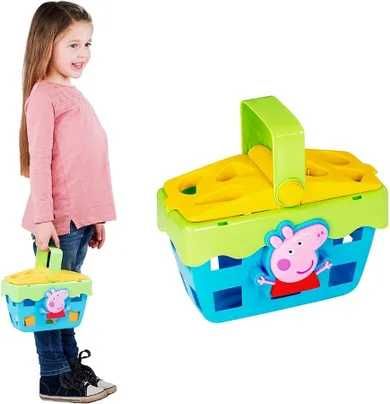 Nowy koszyk muzyczny Świnka Peppa, piknikowy koszyk, sorter