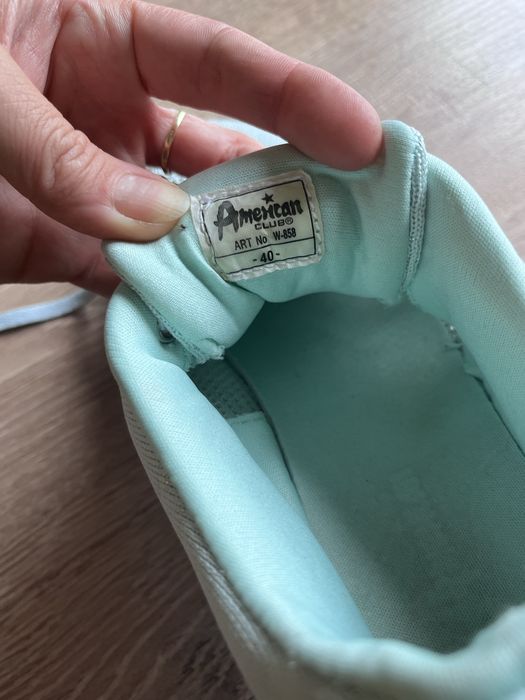 Miętowe adidasy rozmiar 40 wkladka 26cm
