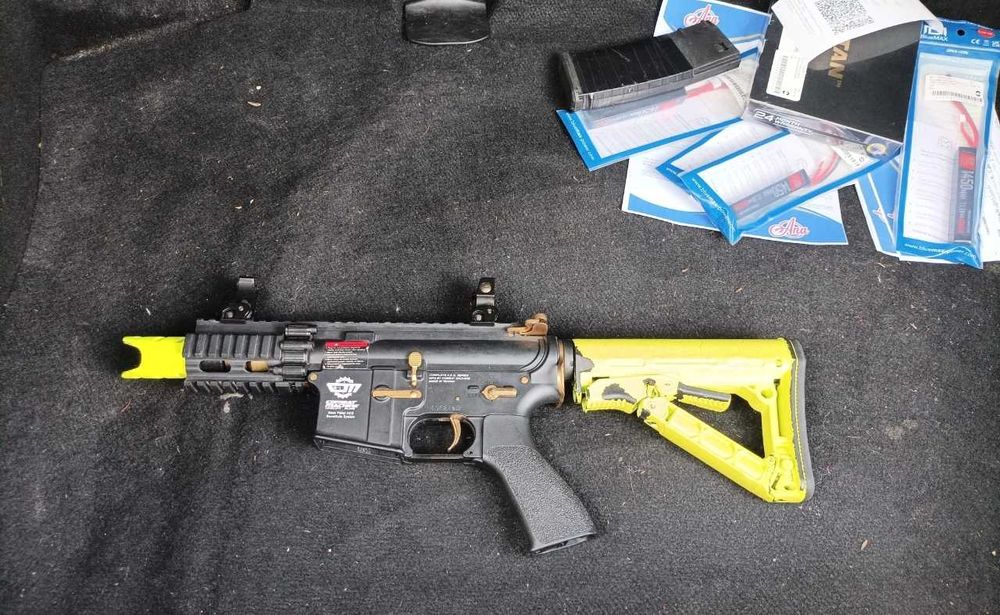 Kit completo para a prática de Airsoft