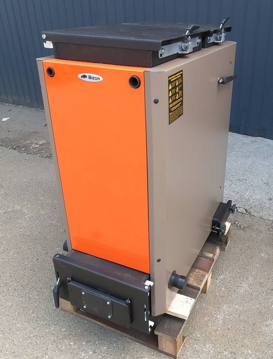 Котел шахтний Холмова Bizon Trio 25 кВт з верхньою загрузкою, сталь 5