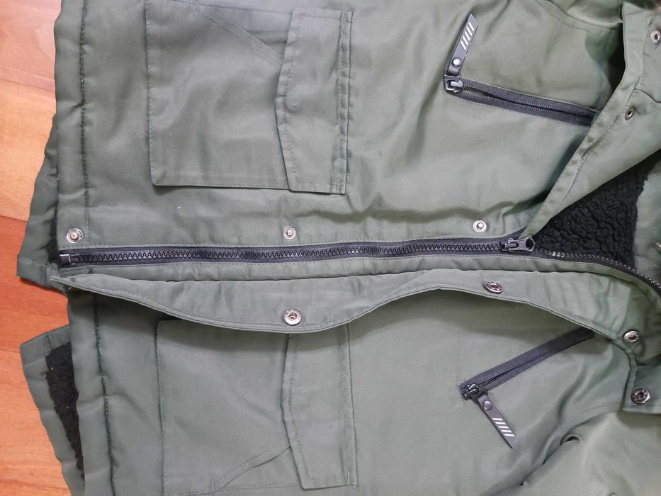 Parka com capuz para criança  - 8/9 anos