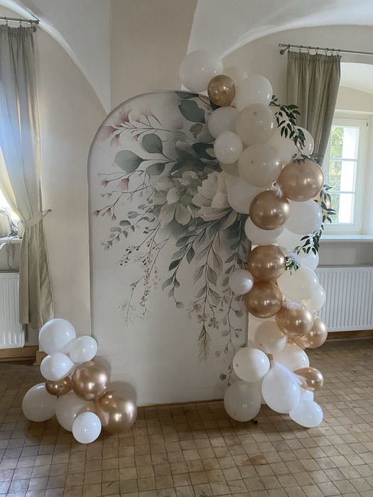 Ścianka łuk na balony stelaż 200 x 100 impreza komunia