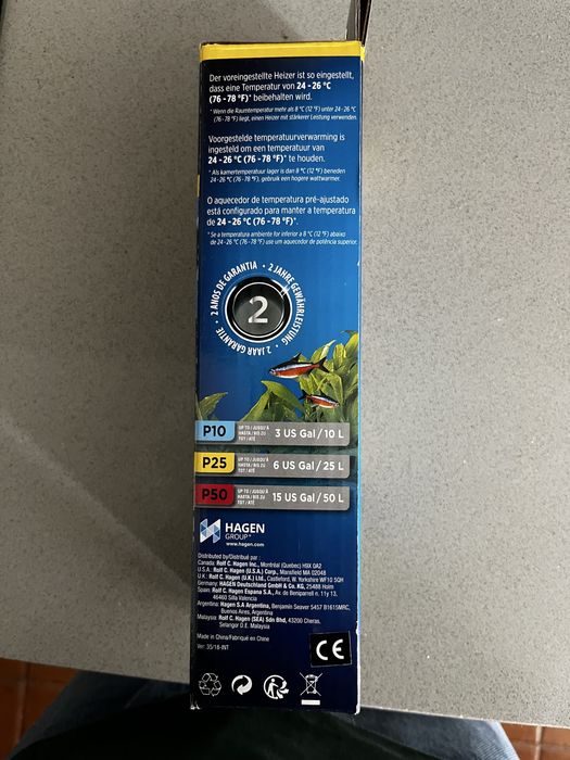 Termostato aquecedor