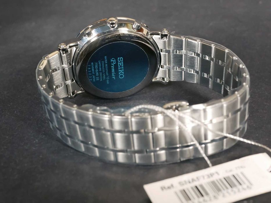Seiko SNAF73P1 Premier Sapphire з хронографом, з будильником