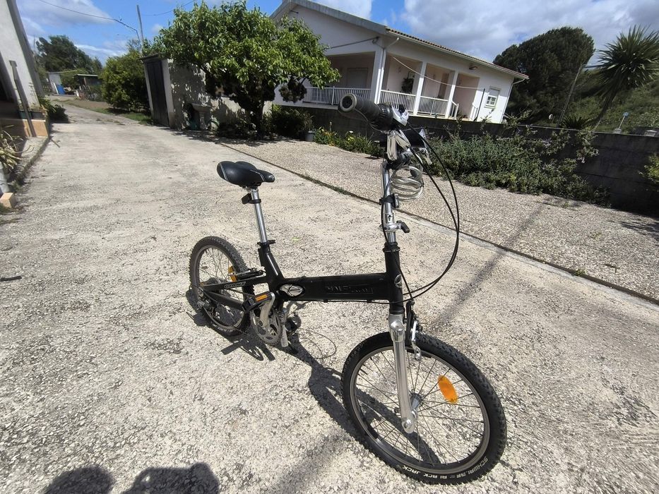 Vendo bicicleta dobrável de 7 mudanças