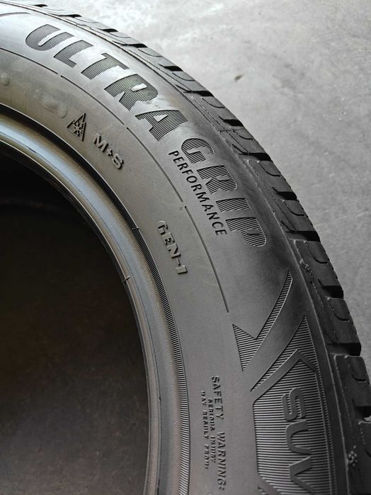 R17 225/60 103V XL шини зимові вживані на Кіа Спортейдж імпортні GoodYear Ultraprip Performance рік24 виробництво Германія