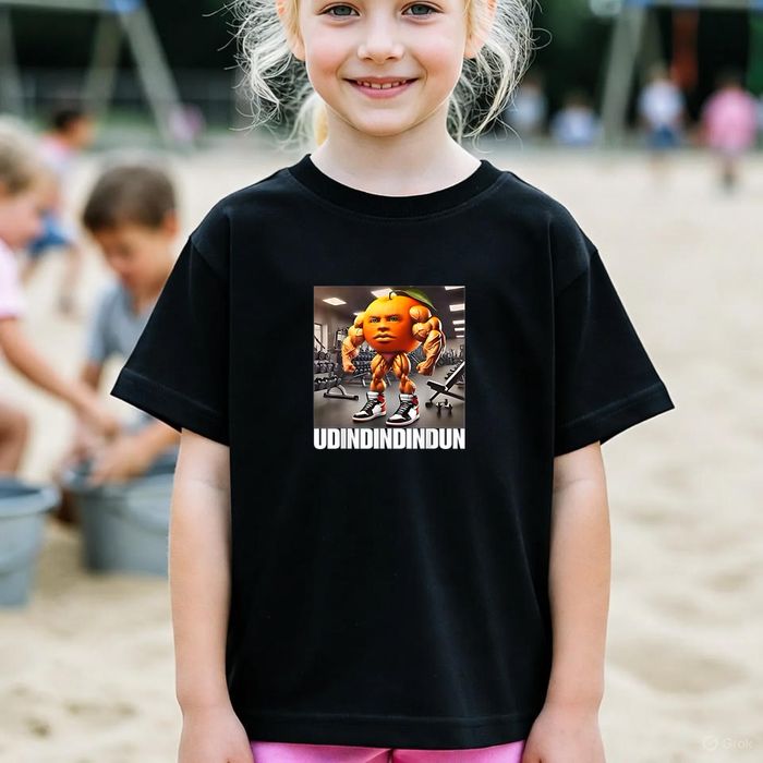 Koszulka dziecięca czarna udindindindun Italian Brainrot prezent 104