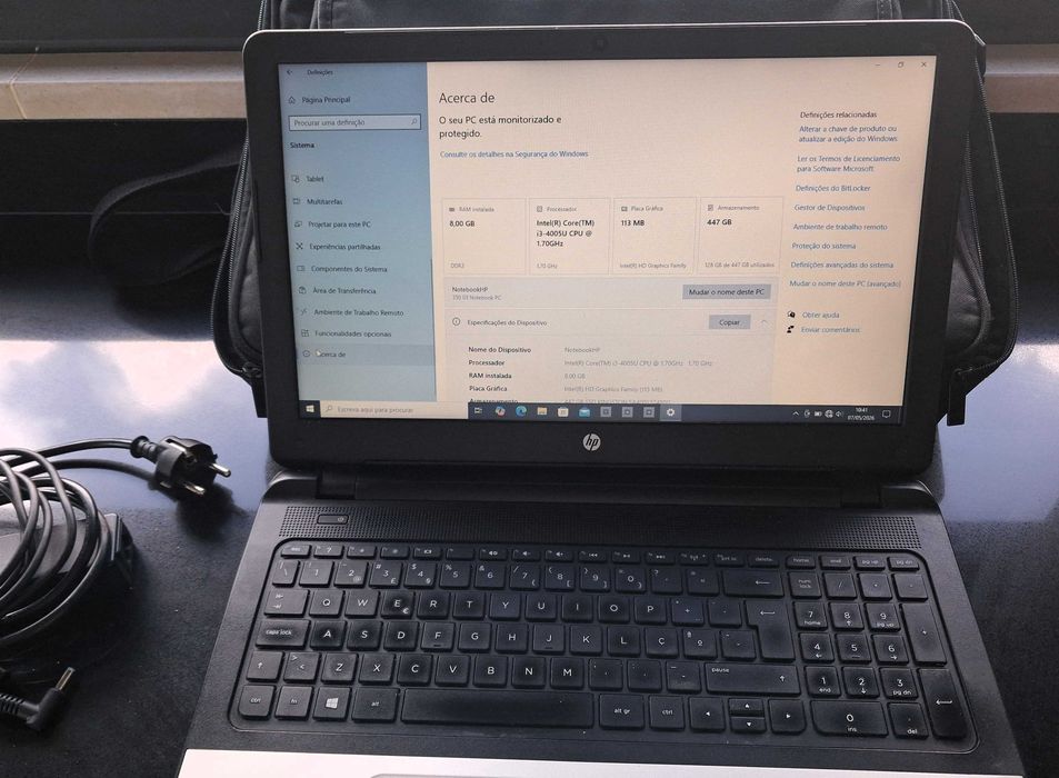 Portátil HP 350G1 - Windows10 - Bateria funcional 100min