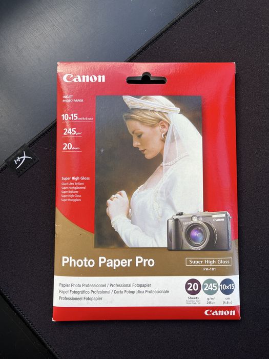 Papel fotográfico Canon
