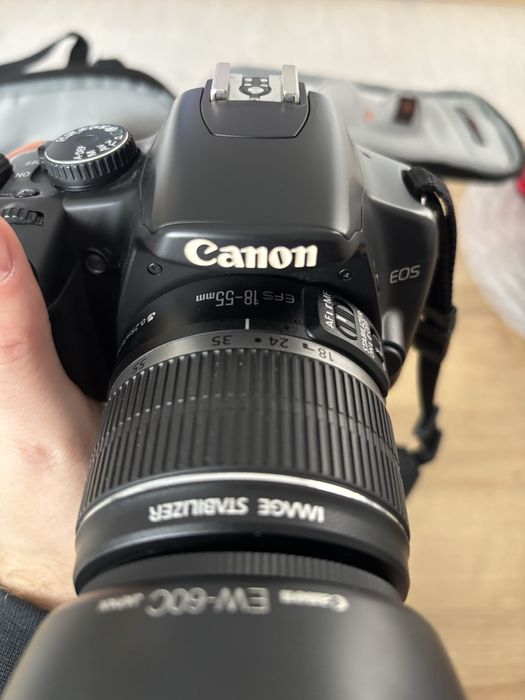 Canon EOS 450D, dwa obiektywy, akcesoria