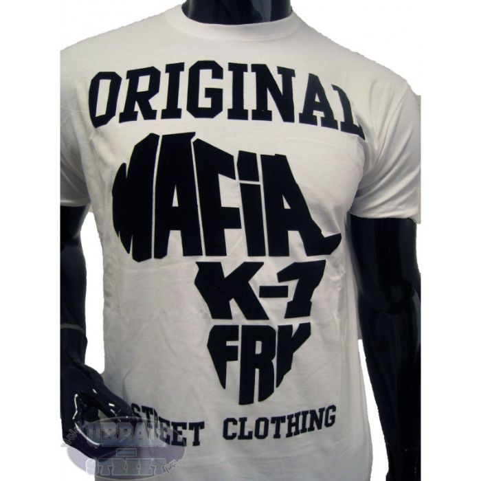 Koszulka Mafia k1 Fry T-Shirt Mafia K'1 ORYGINAL CARTA biała XXL