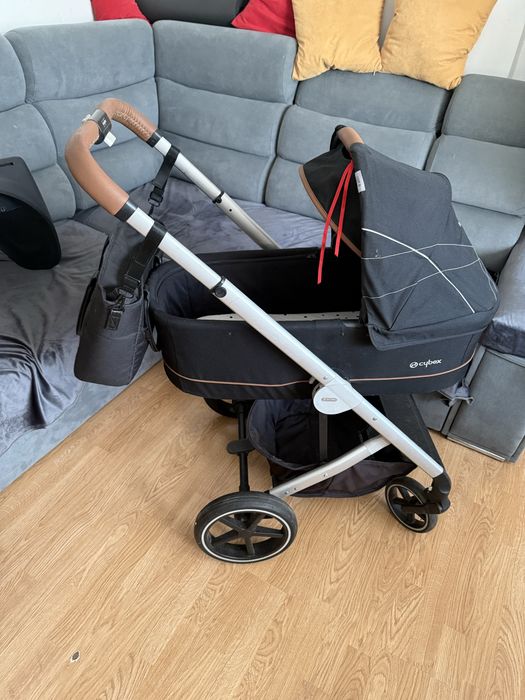 Wózek dziecięcy 3w1 Cybex Balios S + fotelik ATON5 + baza ISOFIX
