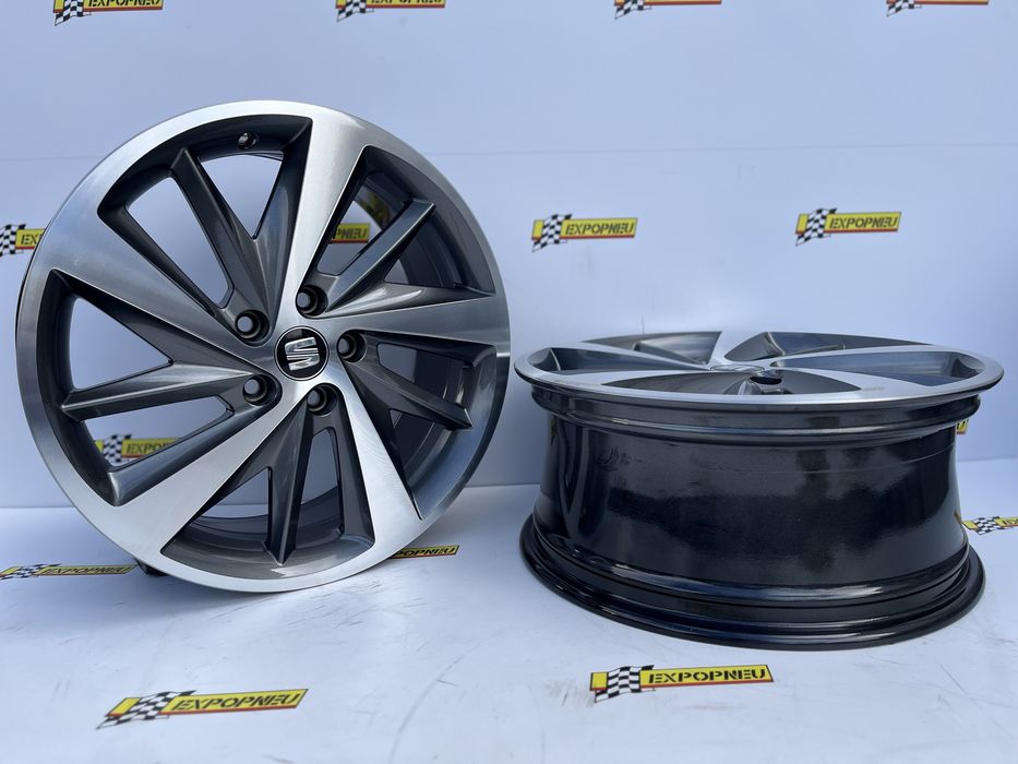 Jantes 18 Originais Seat 5x112. Espaçadores e pintura bombas