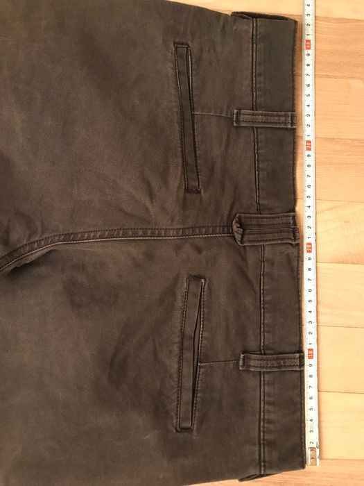 grafitowe spodnie męskie