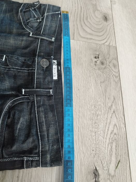 R.28 L/Xl Rock and Republic czarne spodnie jeansy rockowe