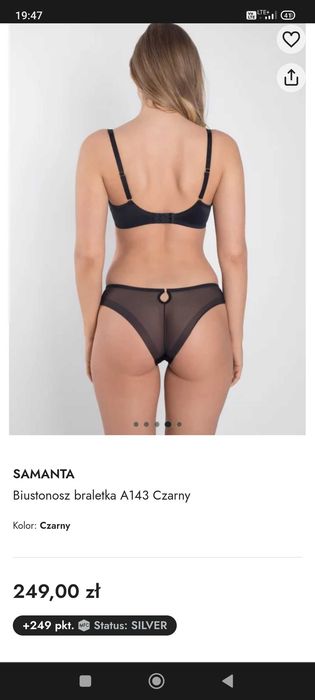 Biustonosz Samanta Perla A143; rozmiar 70D