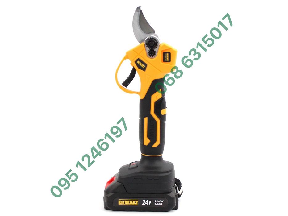Аккумуляторный секатор DeWalt DCMPP540P1 24V 5Ah Толщина реза 30мм