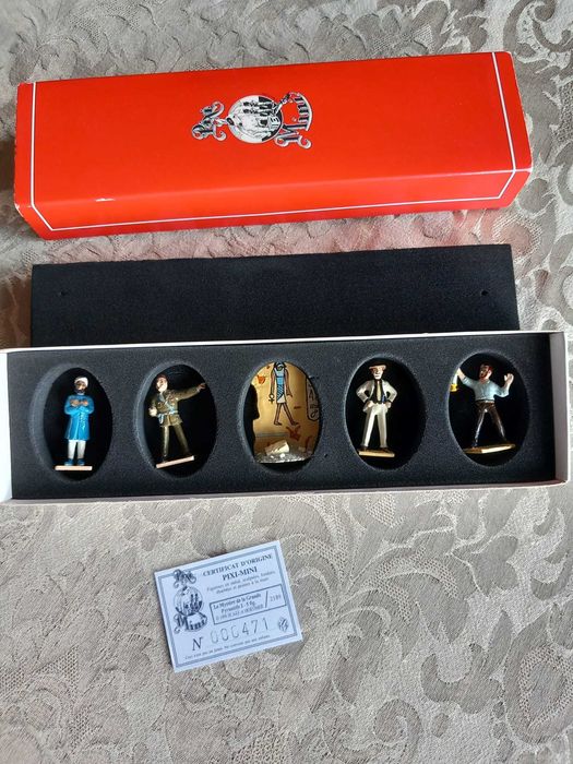 Blake e Mortimer O Mistério da Grande Pirâmide I 5 Figuras PIXI mini
