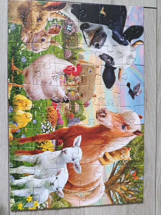 Puzzle 4+ Minnie (2x50), Bing (60), Wieś (60) Trefl