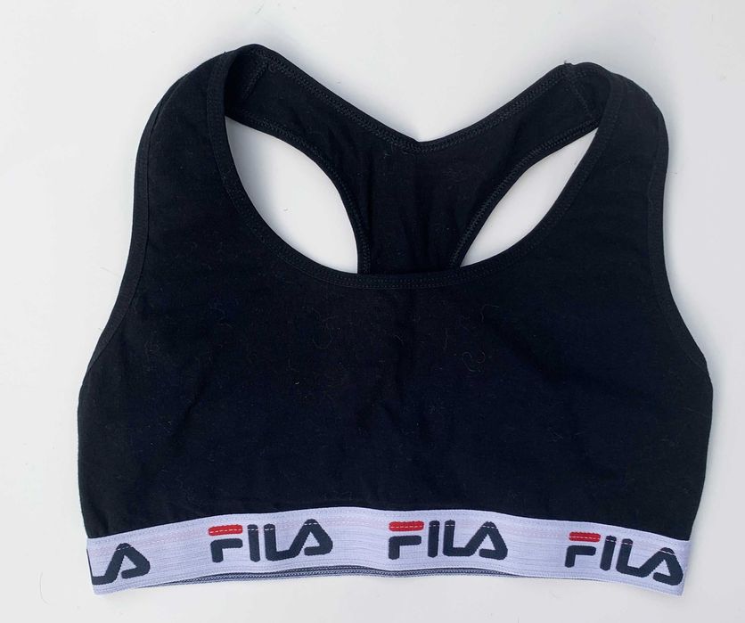 Biustonosz Miękki Czarny Fila M 38 Stanik Top