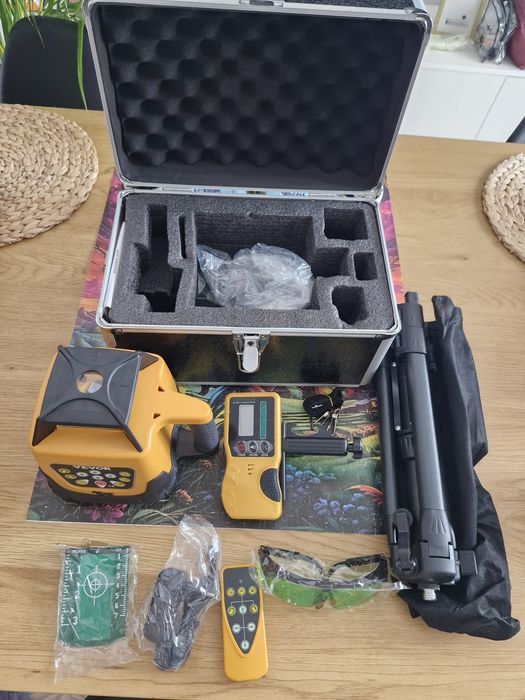 Laser Rotativo Verde 500 m Autonivelante + Tripé + Recetor – NOVO