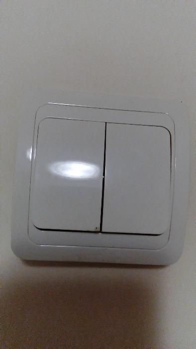 3 Interruptores NOVOS - 1simples, 1duplo e 1de Tv/ Rádio64739242486913122