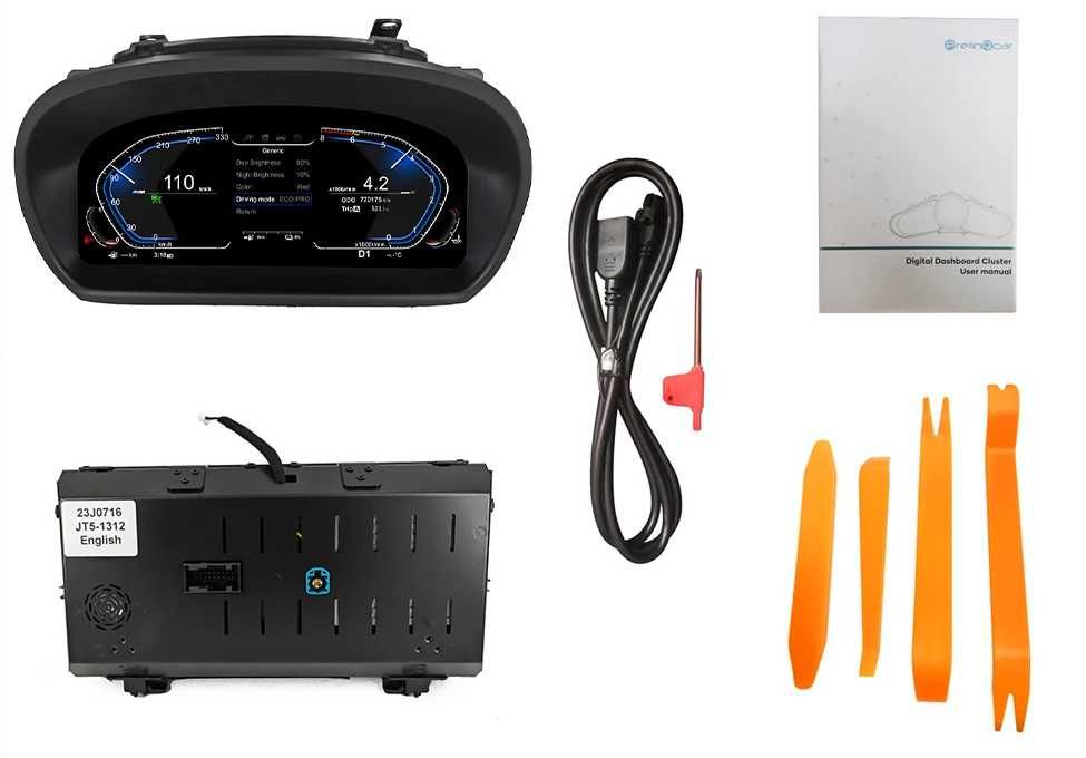 Quadrante Painel Digital 11" BMW Série 1 E81 E82 E87 E88 Cockpit LCD