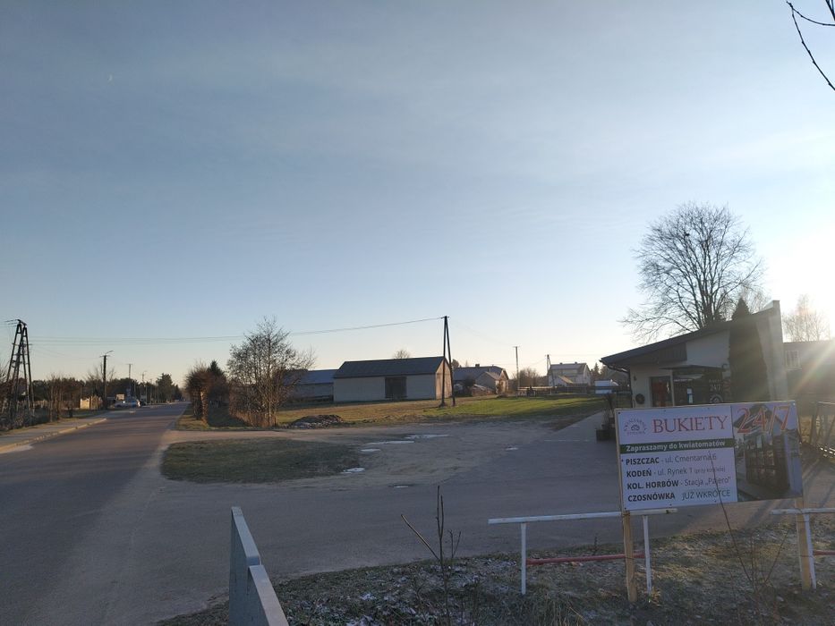 Działka budowlana 1346 m2 centrum Piszczaca wydane WZ